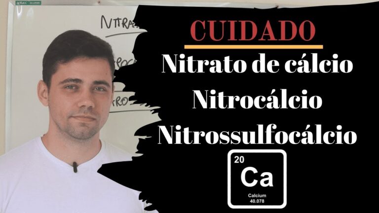 Nitrato de cálcio: CUIDADO