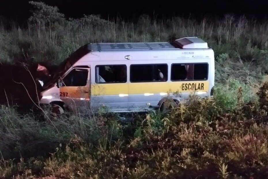 Micro-ônibus atropela cavalo e deixa 19 feridos em São Pedro do Sul 